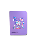 9-Pocket Purple Pink Cat Hoodie Binder