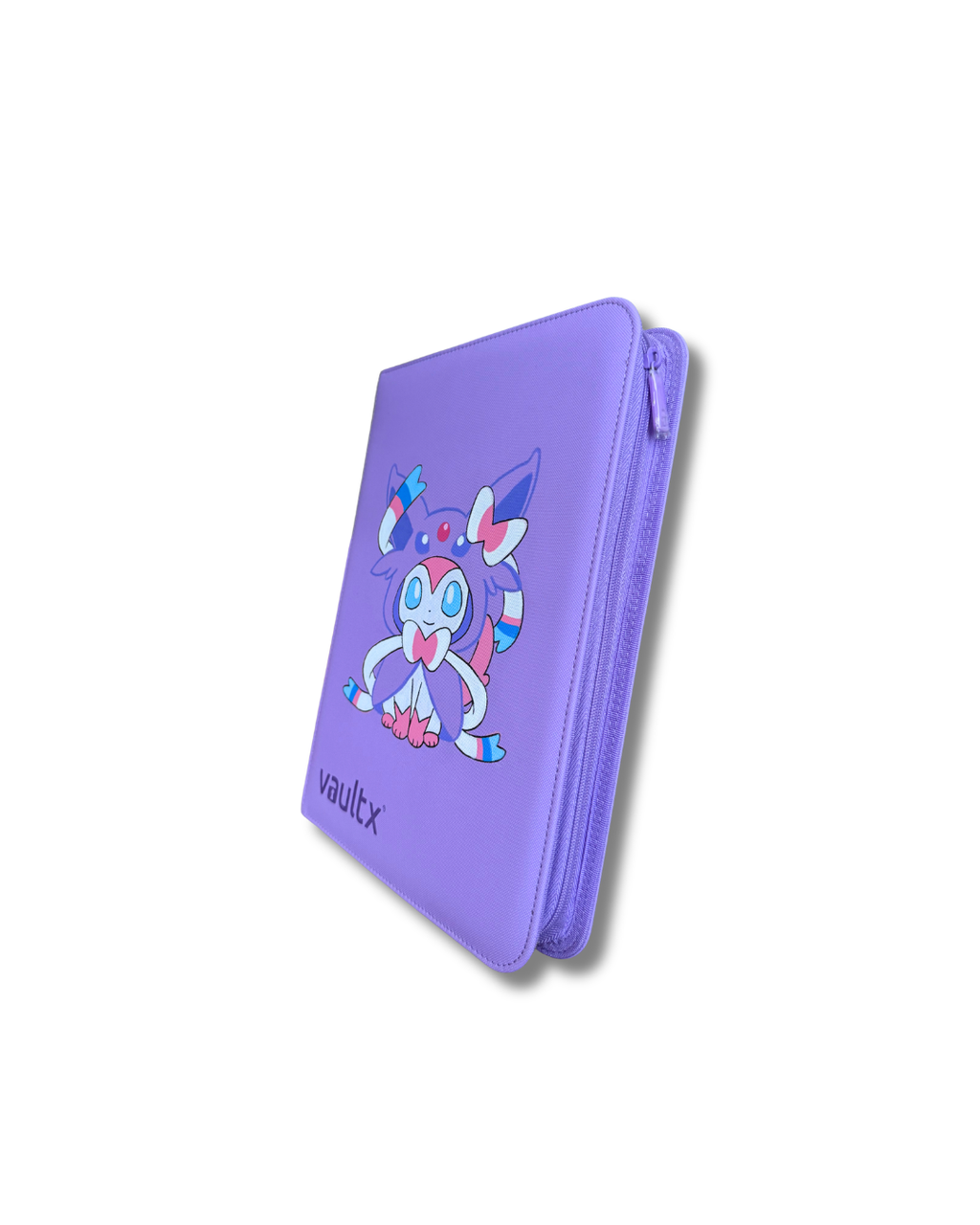 9-Pocket Purple Pink Cat Hoodie Binder